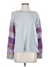 Fate Chevron-herringbone Gray Pullover Sweater Size S - photo 1