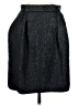 Dolce & Gabbana 100% Polyester Black Formal Skirt Size EU (IT) 38 / US 2 - photo 1