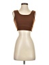 Southern Shirt Brown Sleeveless Blouse Size S - photo 1