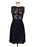 R&M Richards Blue Black Cocktail Dress Size 6 - photo 1