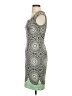 The Limited 100% Polyester Print Gray Cocktail Dress Size 0 - photo 5