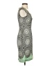 The Limited 100% Polyester Print Gray Cocktail Dress Size 0 - photo 4