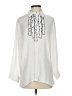 Zara 100% Polyester Ivory 3/4 Sleeve Blouse Size XS - photo 1