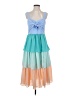 Crosby 100% Polyester Color Block Blue Cocktail Dress Size S - photo 1