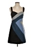 BCBGeneration Color Block Blue Cocktail Dress Size S - photo 1