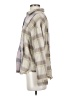 Blue B Plaid Gray Long Sleeve Blouse Size S - photo 5