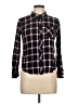 Rails 100% Rayon Plaid Black Long Sleeve Button-Down Shirt Size L - photo 1