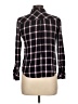 Rails 100% Rayon Plaid Black Long Sleeve Button-Down Shirt Size L - photo 2