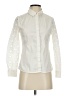 Basic House 100% Cotton Ivory White Long Sleeve Blouse Size XS - photo 1
