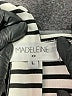 Madeleine Stripes White Casual Dress Size L - photo 7