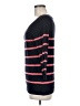 Ann Taylor LOFT 100% Cotton Stripes Black Pullover Sweater Size M - photo 5