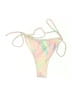Cupshe 100% Polyester Tie-dye Silver Swimsuit Bottoms Size L - photo 1