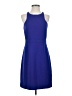 J.Crew 100% Polyester Solid Blue Cocktail Dress Size 4 - photo 1