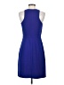 J.Crew 100% Polyester Solid Blue Cocktail Dress Size 4 - photo 2
