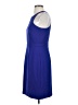 J.Crew 100% Polyester Solid Blue Cocktail Dress Size 4 - photo 5