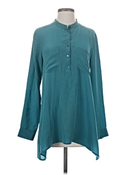 Eileen Fisher Long Sleeve Silk Top
