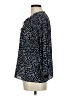 Gap 100% Polyester Polka Dots Blue 3/4 Sleeve Blouse Size M - photo 5