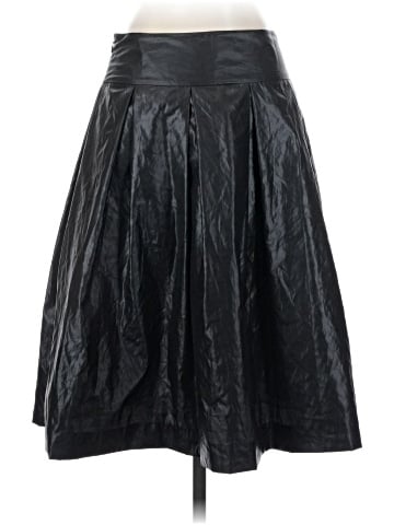 Theory Faux Leather Skirt (view 2)