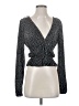 Zara Polka Dots Black Long Sleeve Blouse Size S - photo 1