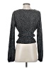 Zara Polka Dots Black Long Sleeve Blouse Size S - photo 2