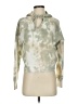 Pink Rose Tie-dye Green Sweatshirt Size S - photo 1