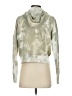 Pink Rose Tie-dye Green Sweatshirt Size S - photo 2