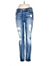 7 For All Mankind Hearts Blue Jeans Size 26 waist - photo 1