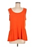 CAbi Orange Sleeveless Blouse Size M - photo 1