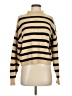 MNG Stripes Gold Pullover Sweater Size S - photo 1
