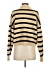 MNG Stripes Gold Pullover Sweater Size S - photo 2