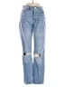 Zara Stripes Blue Jeans Size 0 - photo 1