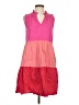 Gibson Color Block Pink Casual Dress Size XS - photo 1