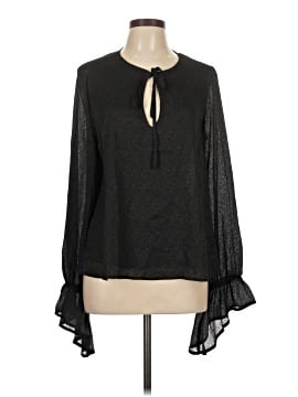 La Charme U Long Sleeve Blouse