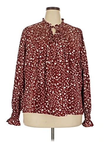 HOTOUCH Long Sleeve Blouse (view 1)