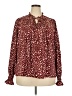 HOTOUCH Burgundy Long Sleeve Blouse Size XXL - photo 1