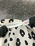 Lush 100% Polyester Animal Print Tan 3/4 Sleeve Blouse Size XS (petite) - photo 7