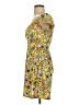 Assorted Brands 100% Polyester Print Yellow Casual Dress Size S - photo 5