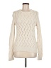 Ann Taylor LOFT Chevron-herringbone Ivory Pullover Sweater Size M - photo 1