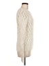 Ann Taylor LOFT Chevron-herringbone Ivory Pullover Sweater Size M - photo 4