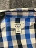 Crown & Ivy Checkered-gingham Blue Long Sleeve Button-Down Shirt Size 4T - photo 3