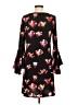MSK Floral Black Cocktail Dress Size S - photo 2