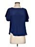 Pierre Cardin 100% Polyester Blue Short Sleeve Blouse Size S (estimated) - photo 1