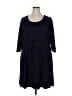 Torrid Solid Blue Casual Dress Size 3X Plus (3) - photo 1