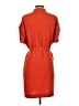 Ann Taylor 100% Polyester Orange Casual Dress Size S - photo 2