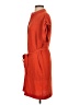 Ann Taylor 100% Polyester Orange Casual Dress Size S - photo 5