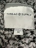 Thread & Supply 100% Polyester Silver Pullover Sweater Size M - photo 7