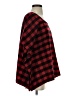 Mo:Vint 100% Acrylic Plaid Red Poncho Size XS - photo 4