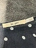 Mi ami 100% Polyester Polka Dots Black Blue Cocktail Dress Size S - photo 7