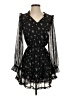 Shabby Chic 100% Polyester Hearts Black Cocktail Dress Size XS - photo 1