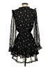 Shabby Chic 100% Polyester Hearts Black Cocktail Dress Size XS - photo 2